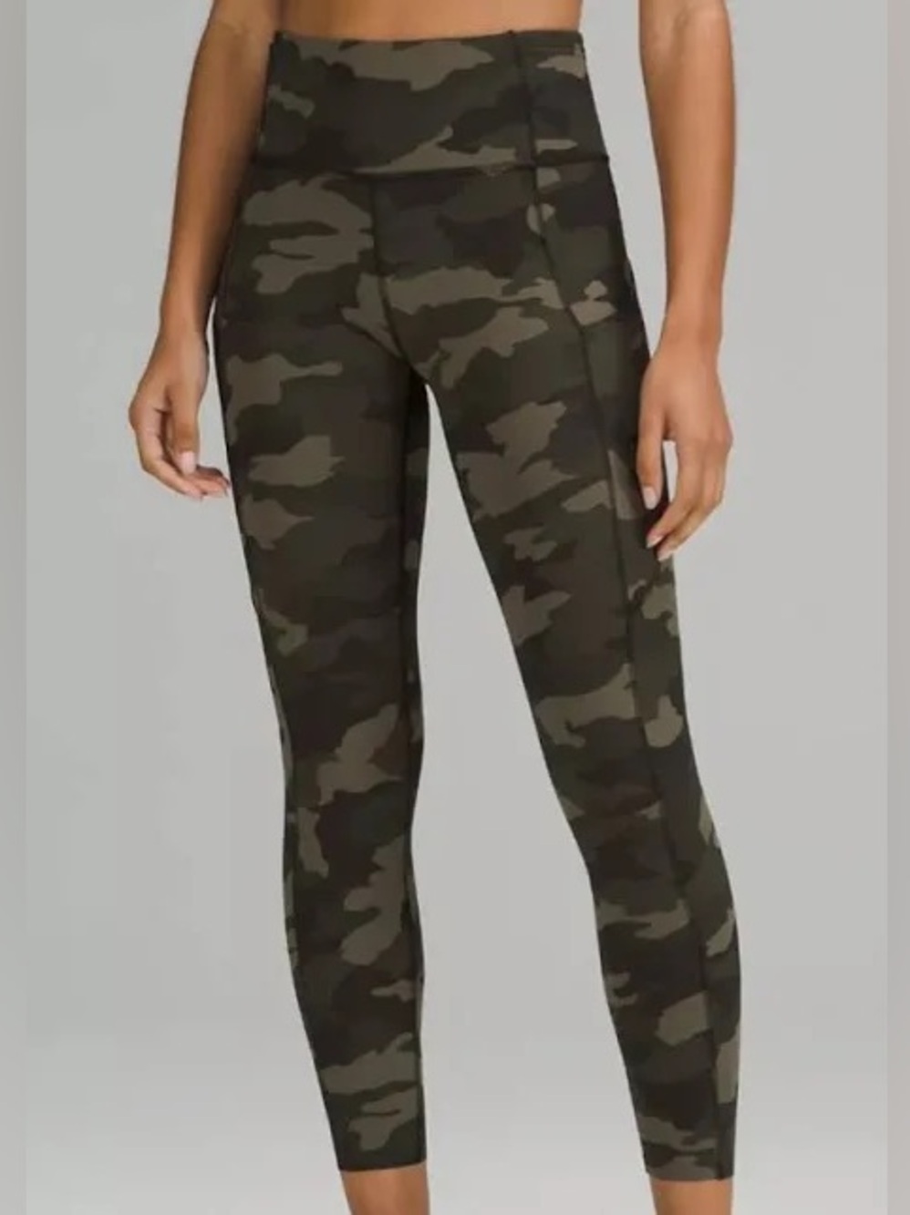 Lululemon Wunder Under Pants 25” Inseam Size 12 w/ pockets